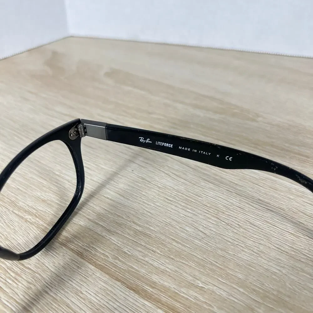 Ray-Ban RB7032 5206 LiteForce Sunglasses Black DAMAGED 55-17-150 Italy